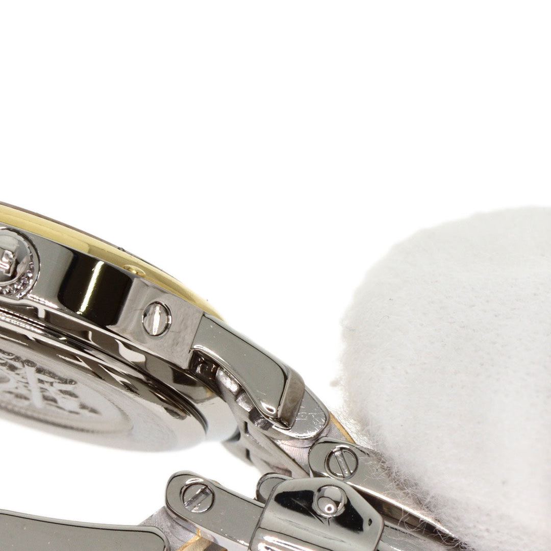 HERMES Watches Quartz CL4.220 Stainless Steel , SSxGP gold Clipper white dial Women Used Authentic