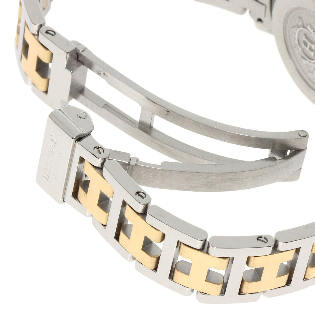 HERMES Watches Quartz CL4.220 Stainless Steel gold Clipper Ivory dial