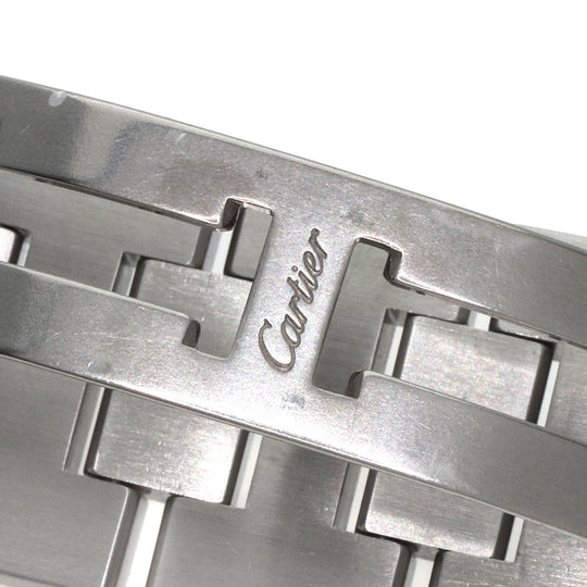 CARTIER Watches Mechanical Automatic W31074M7 Stainless Steel , Stainless Steel Silver Pasha C white dial Boys Used Authentic