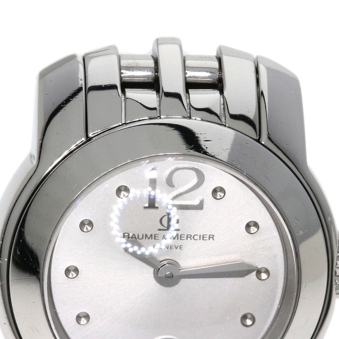 Baume & Mercier Watches Quartz Stainless Steel Silver Kay Platn Silver dial