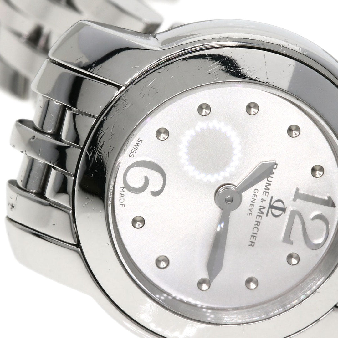 Baume & Mercier Watches Quartz Stainless Steel Silver Kay Platn Silver dial