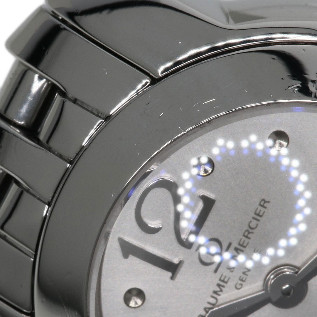 Baume & Mercier Watches Quartz Stainless Steel Silver Kay Platn Silver dial