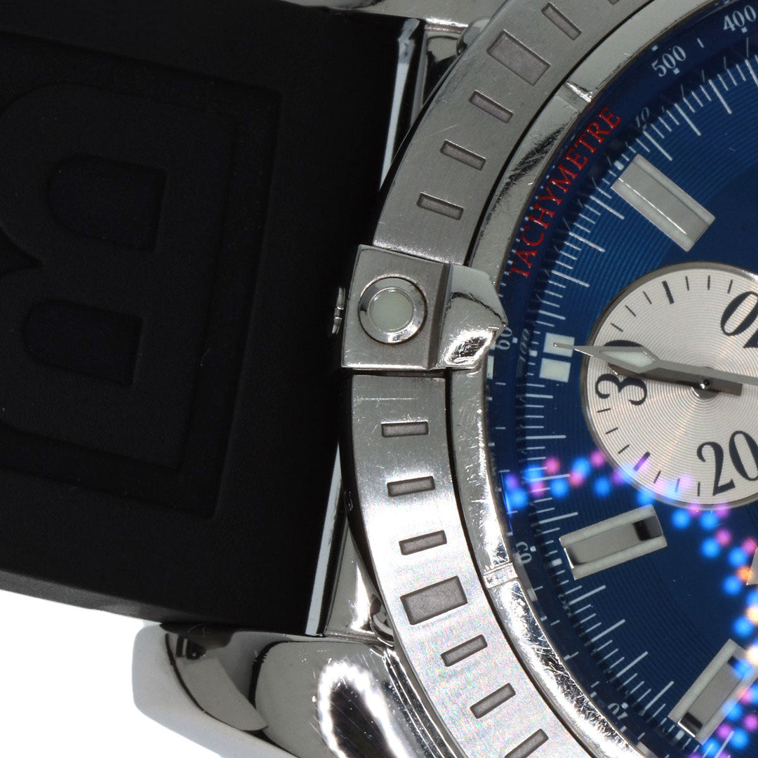 BREITLING Watches A13356 Stainless Steel, Rubber Silver Chronomat Evolution mens Used Authentic