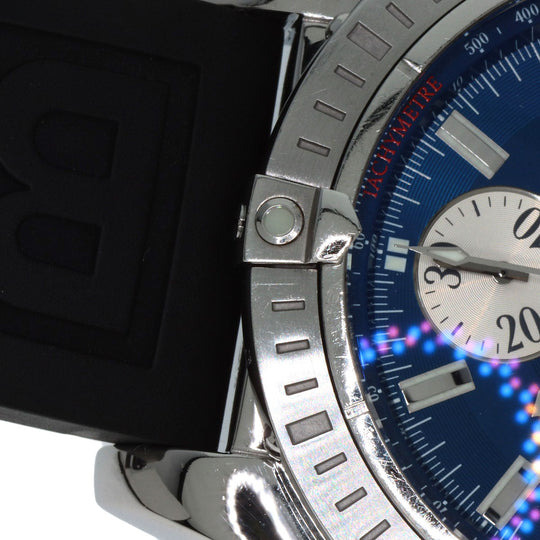 BREITLING Watches A13356 Stainless Steel, Rubber Silver Chronomat Evolution mens Used Authentic