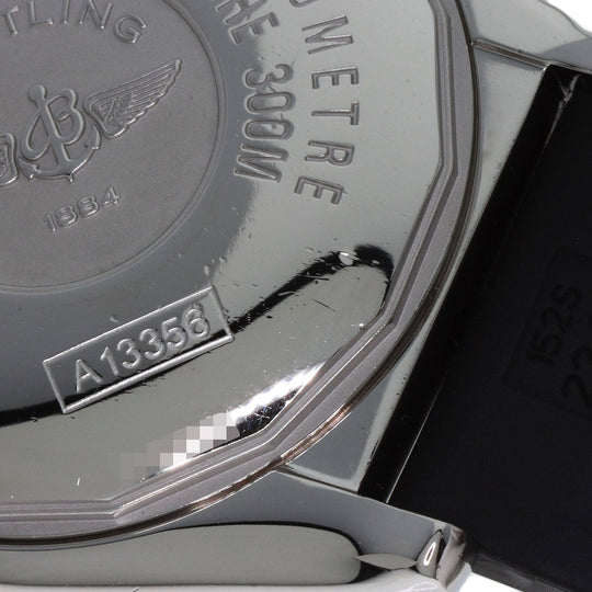 BREITLING Watches A13356 Stainless Steel, Rubber Silver Chronomat Evolution mens Used Authentic