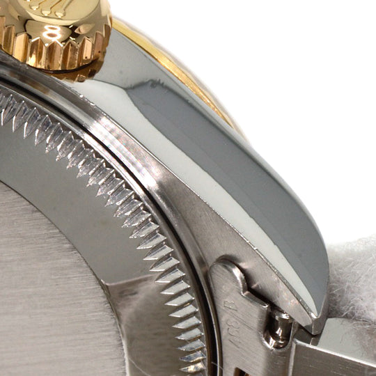 ROLEX Watches Mechanical Automatic 69173G Stainless Steel , SSxK18YG gold Datejust 10P Diamond Champagne Gold dial Women Used Authentic