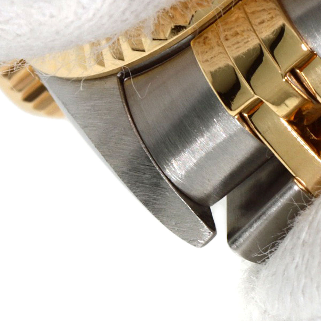 ROLEX Watches Mechanical Automatic 69173G Stainless Steel , SSxK18YG gold Datejust 10P Diamond Champagne Gold dial Women Used Authentic