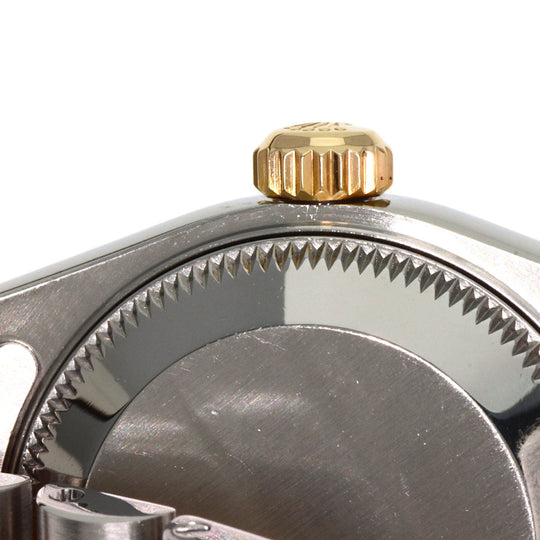 ROLEX Watches Mechanical Automatic 69173G Stainless Steel , SSxK18YG gold Datejust 10P Diamond Champagne Gold dial Women Used Authentic