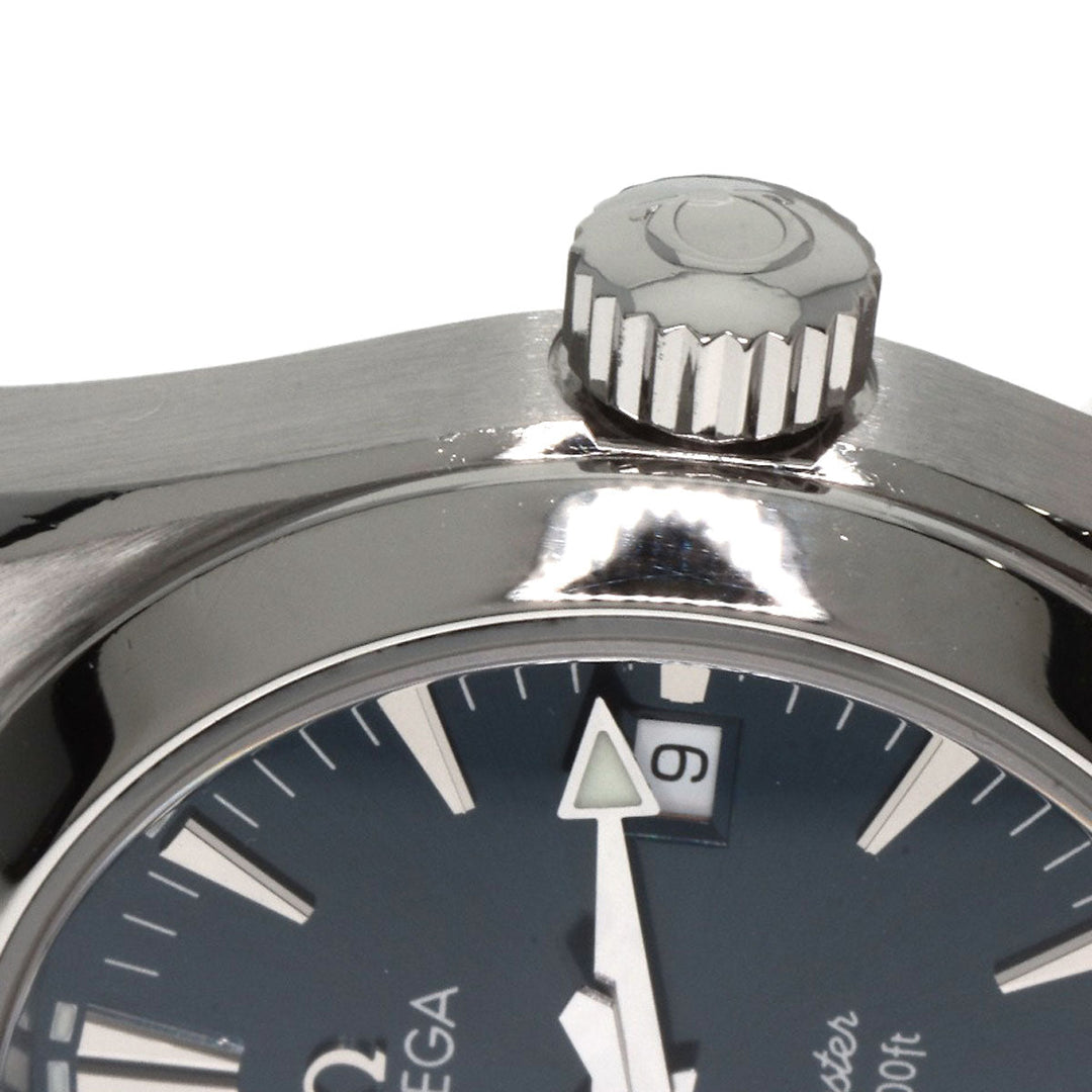 OMEGA Watches Quartz 2577.80 Stainless Steel , Stainless Steel Silver Seamaster Aqua Terra Navy dial Women Used Authentic