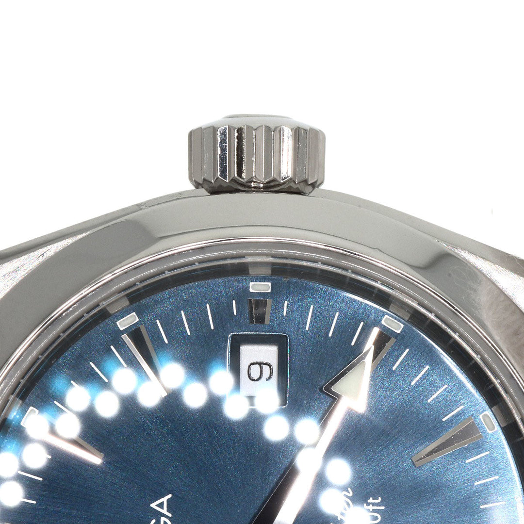 OMEGA Watches Quartz 2577.80 Stainless Steel , Stainless Steel Silver Seamaster Aqua Terra Navy dial Women Used Authentic