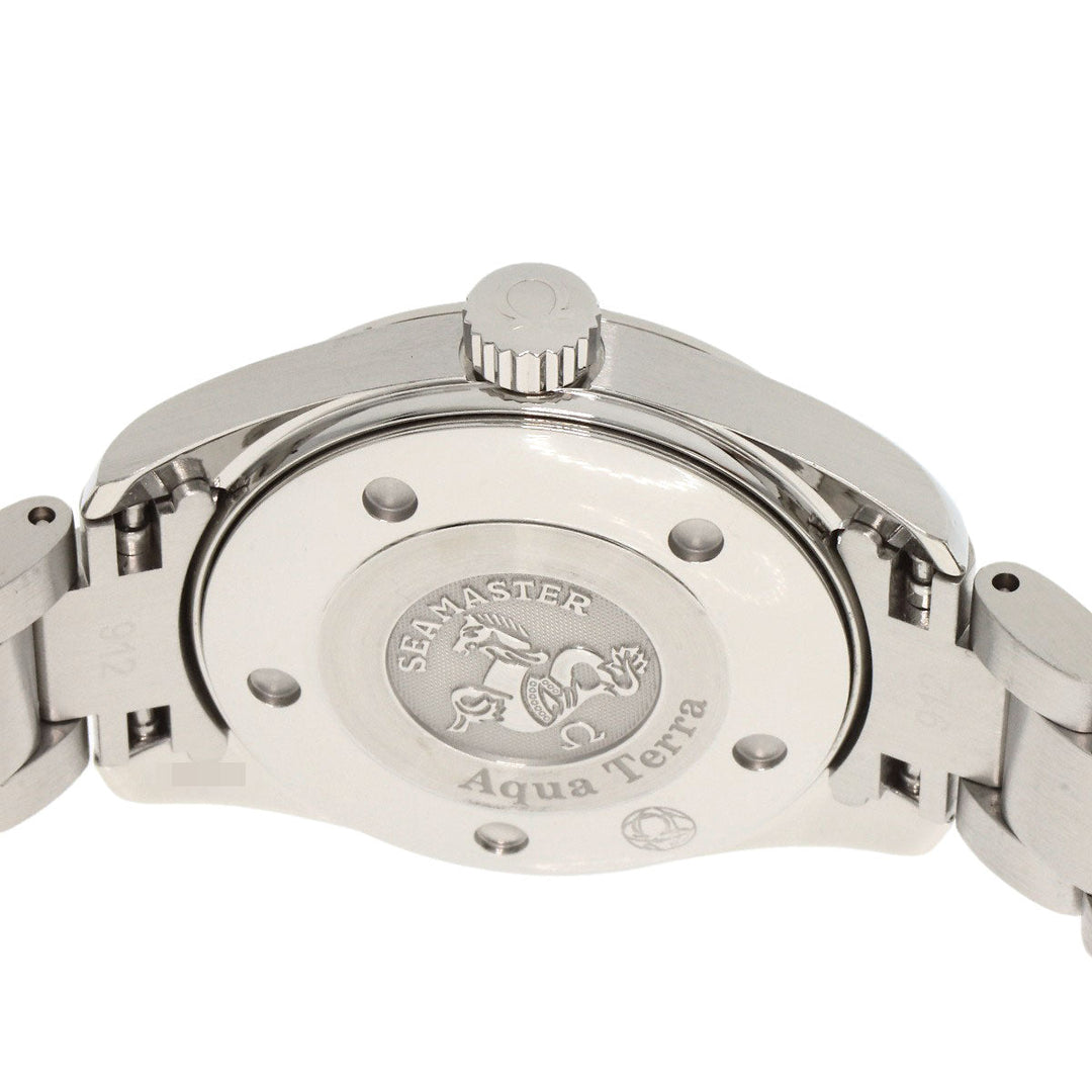 OMEGA Watches Quartz 2577.80 Stainless Steel , Stainless Steel Silver Seamaster Aqua Terra Navy dial Women Used Authentic