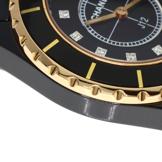 CHANEL Watches Quartz H2543 ceramic black J12 1.3" black dial