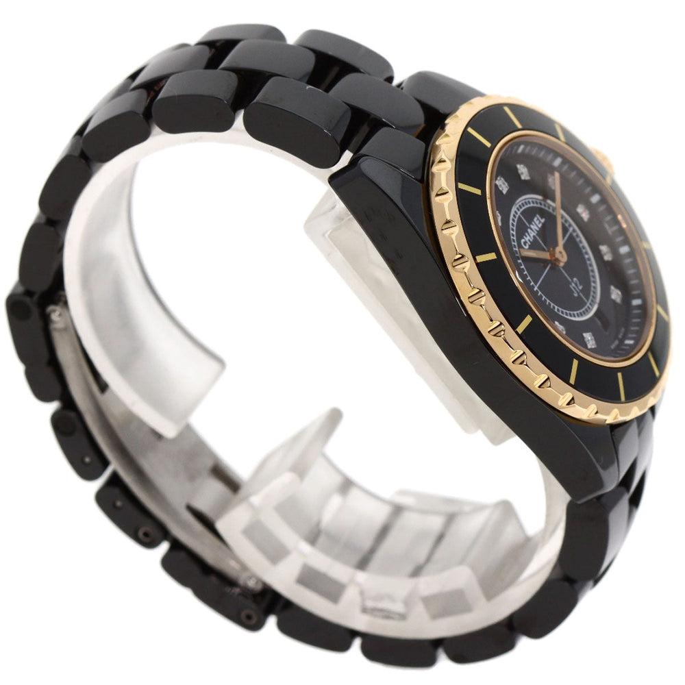 CHANEL Watches Quartz H2543 ceramic black J12 1.3" black dial
