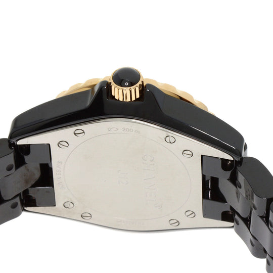 CHANEL Watches Quartz H2543 ceramic black J12 1.3" black dial