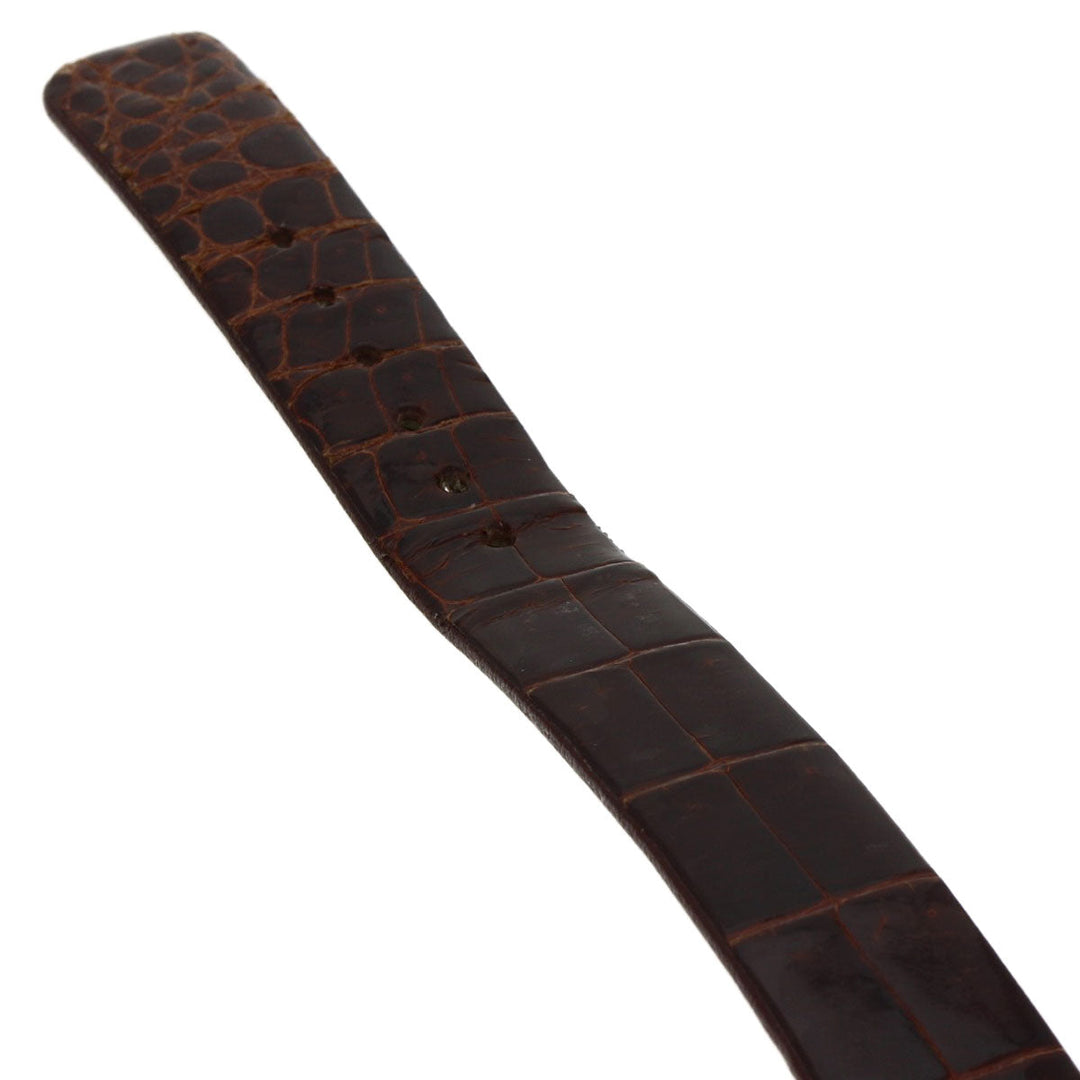 SEIKO Watches Quartz 7770-6020 K18YG, leather gold CREDOR gold dial mens Used Authentic