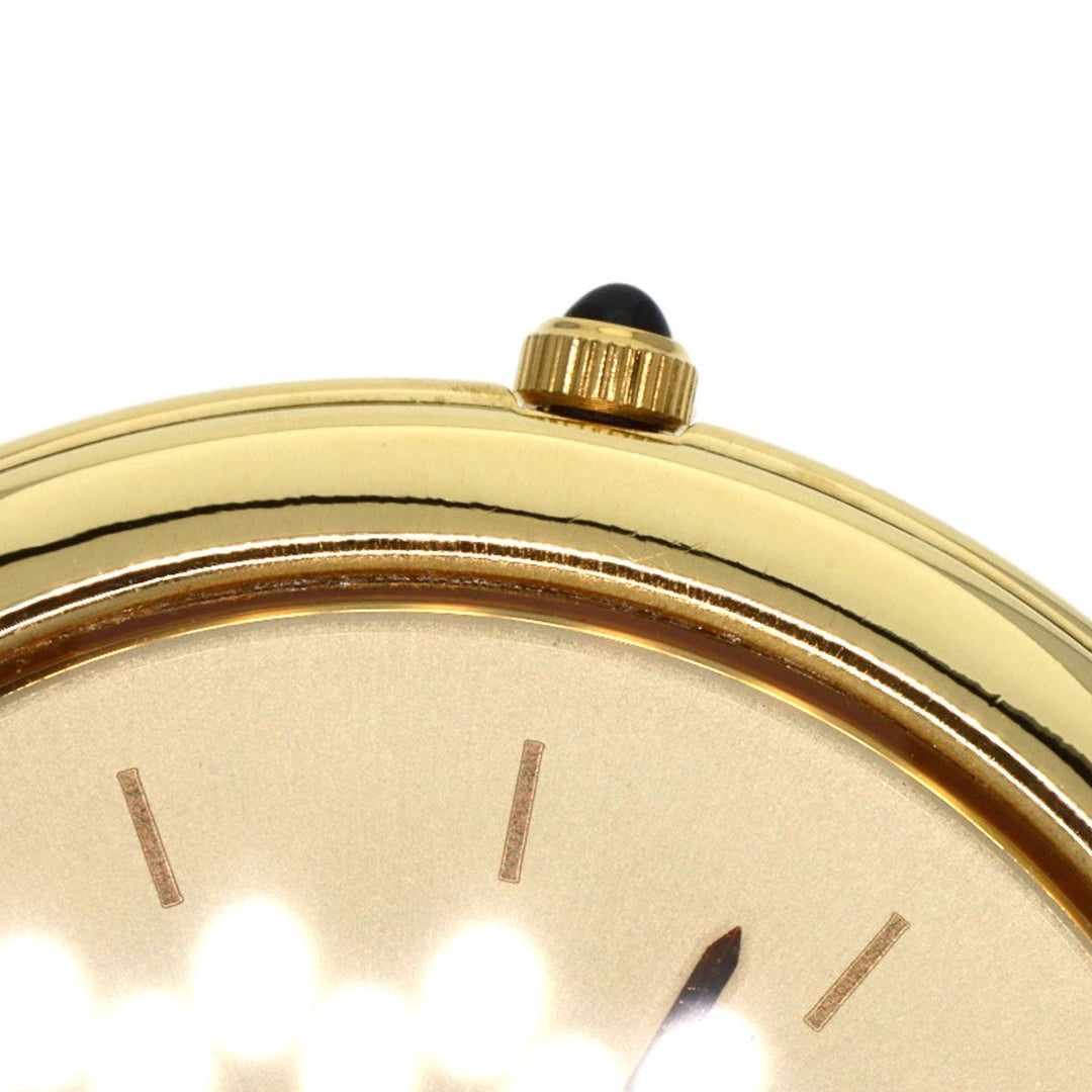 SEIKO Watches Quartz 7770-6020 K18YG, leather gold CREDOR gold dial mens Used Authentic