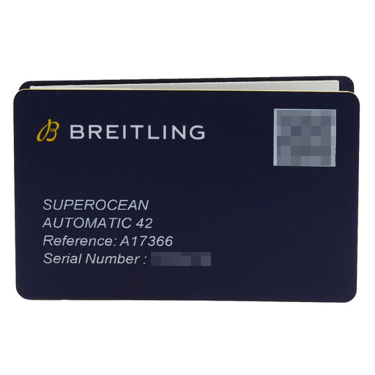 BREITLING Watches A17366 Stainless Steel, Rubber Silver Superocean 42 Date mens Used Authentic