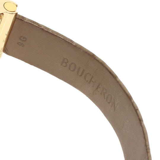 Boucheron Watches Quartz WA030507 18K Yellow Gold gold Refre 4P Diamond white dial