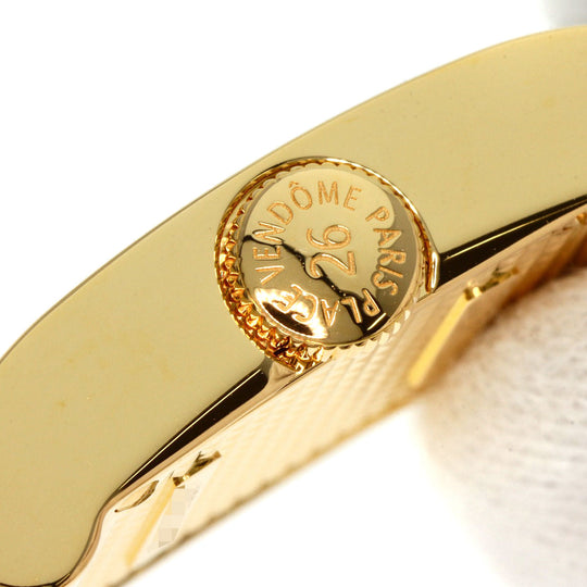 Boucheron Watches Quartz WA030507 18K Yellow Gold gold Refre 4P Diamond white dial