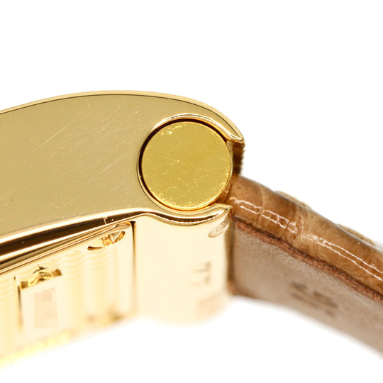 Boucheron Watches Quartz WA030507 18K Yellow Gold gold Refre 4P Diamond white dial
