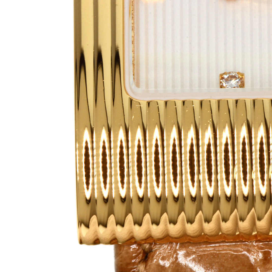 Boucheron Watches Quartz WA030507 18K Yellow Gold gold Refre 4P Diamond white dial