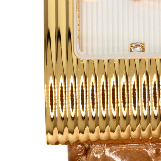 Boucheron Watches Quartz WA030507 18K Yellow Gold gold Refre 4P Diamond white dial