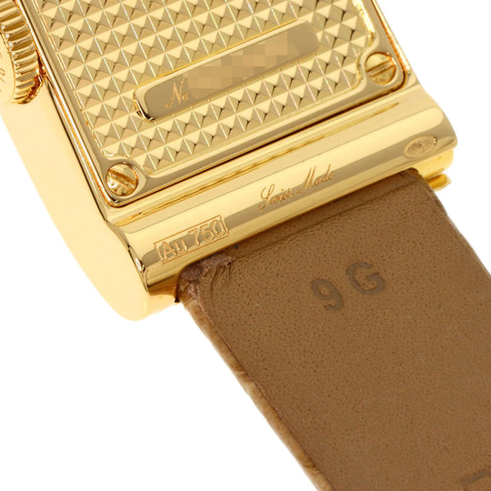 Boucheron Watches Quartz WA030507 18K Yellow Gold gold Refre 4P Diamond white dial