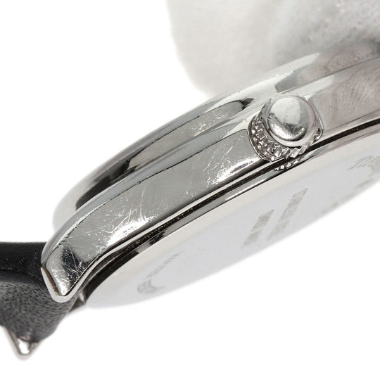 TIFFANY&Co. Watches Quartz Stainless Steel, Leather Silver Classic white dial Women Used Authentic