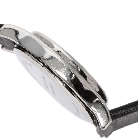 TIFFANY&Co. Watches Quartz Stainless Steel, Leather Silver Classic white dial Women Used Authentic