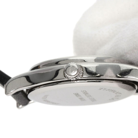 TIFFANY&Co. Watches Quartz Stainless Steel, Leather Silver Classic white dial Women Used Authentic