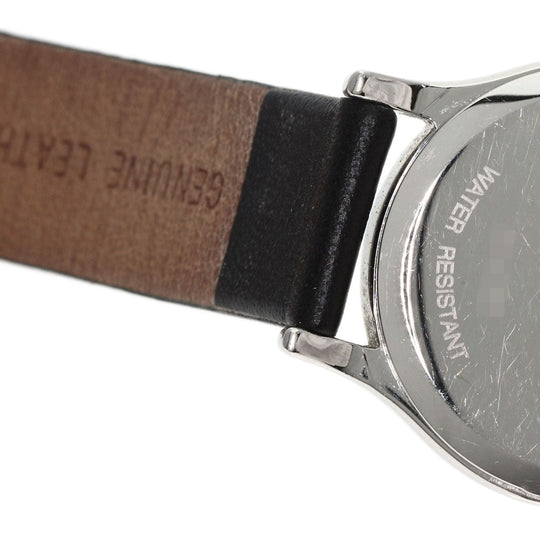 TIFFANY&Co. Watches Quartz Stainless Steel, Leather Silver Classic white dial Women Used Authentic