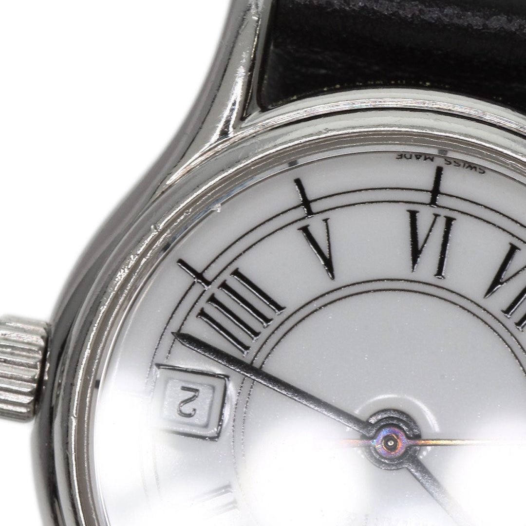 TIFFANY&Co. Watches Quartz Stainless Steel, Leather Silver Classic white dial Women Used Authentic