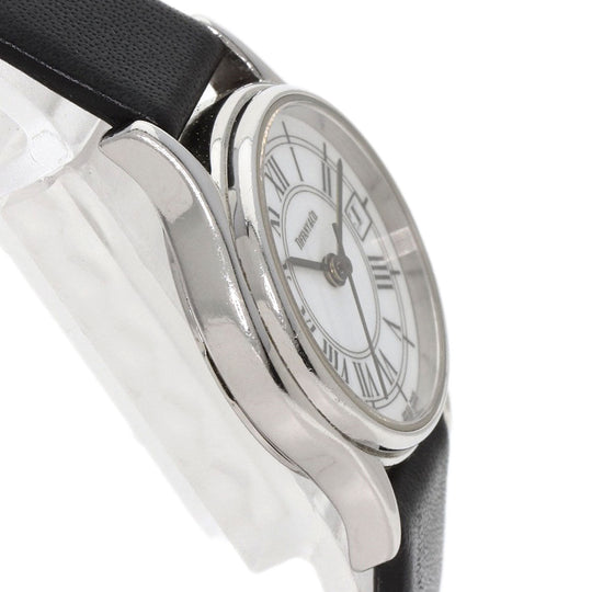 TIFFANY&Co. Watches Quartz Stainless Steel, Leather Silver Classic white dial Women Used Authentic