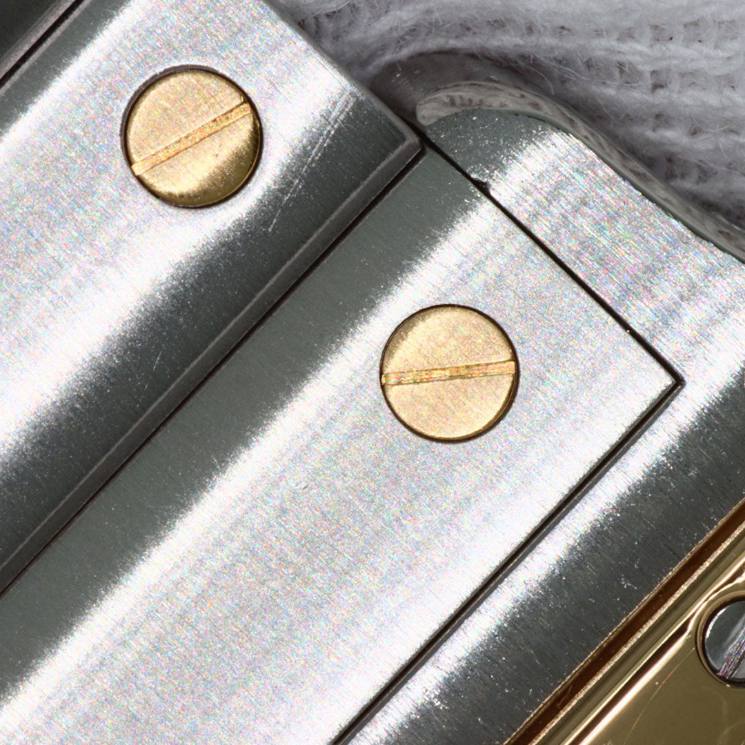 CARTIER Watches Quartz W20011C4 Stainless Steel , SSxK18YG gold Santosgalbe LM Ivory dial Women Used Authentic