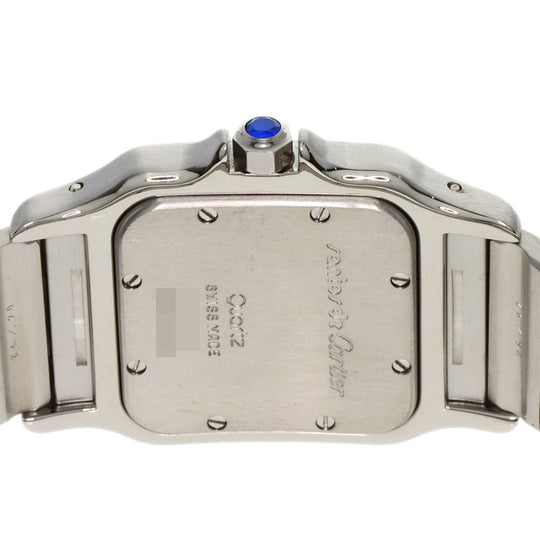 CARTIER Watches Quartz W20011C4 Stainless Steel , SSxK18YG gold Santosgalbe LM Ivory dial Women Used Authentic