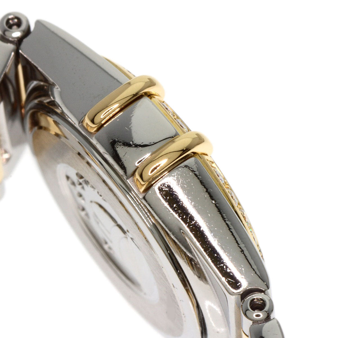 OMEGA Watches Quartz 1365.71 Stainless Steel, SSxK18YG, Diamond gold Constellation Mini White shell dial Women Used Authentic