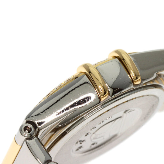 OMEGA Watches Quartz 1365.71 Stainless Steel, SSxK18YG, Diamond gold Constellation Mini White shell dial Women Used Authentic