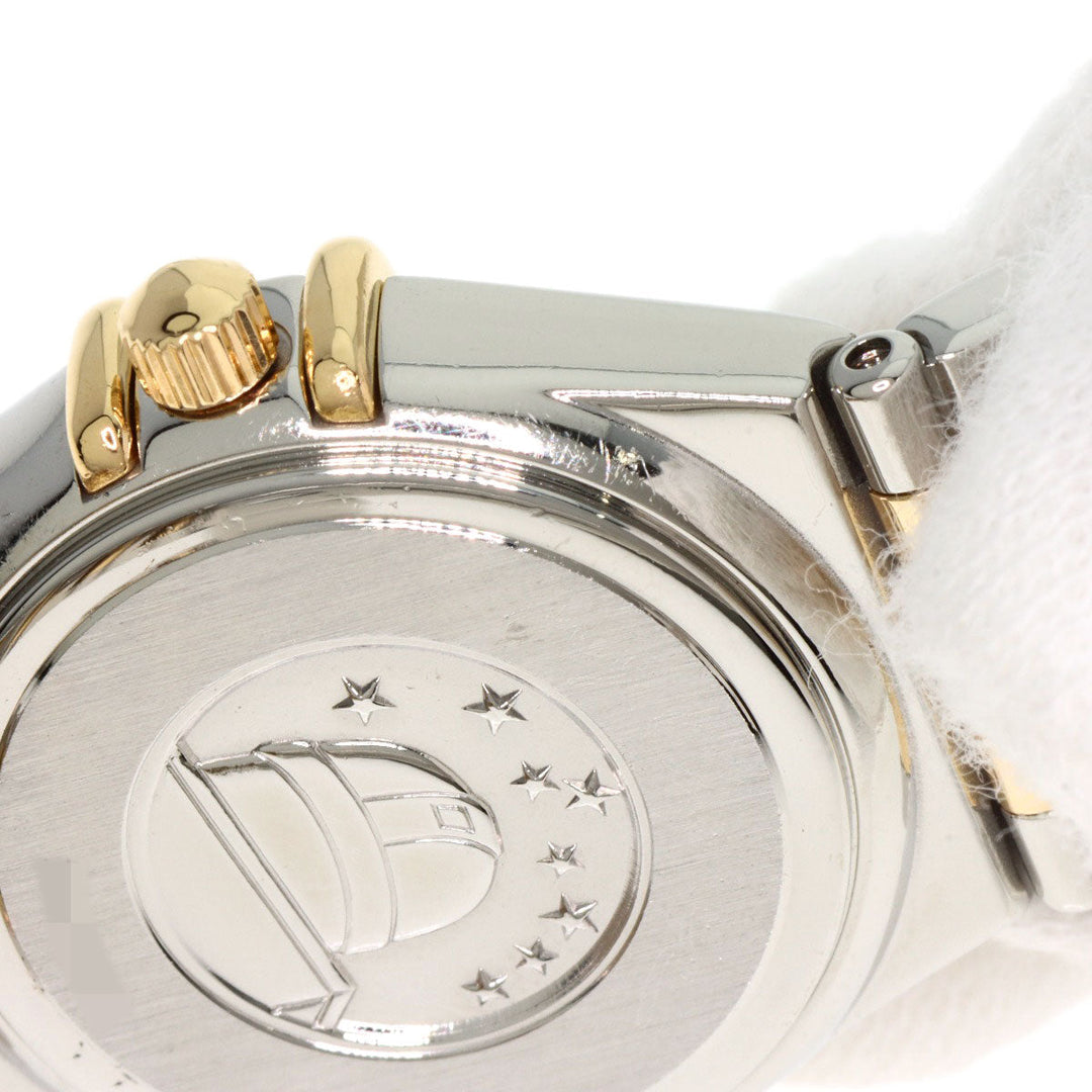 OMEGA Watches Quartz 1365.71 Stainless Steel, SSxK18YG, Diamond gold Constellation Mini White shell dial Women Used Authentic
