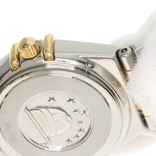 OMEGA Watches Quartz 1365.71 Stainless Steel, SSxK18YG, Diamond gold Constellation Mini White shell dial Women Used Authentic