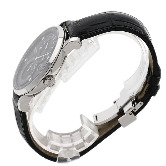 Louis Erard Watches Mechanical Automatic LE86236AA02BDC51 Stainless Steel, Leather Silver Excellence regulator black dial mens Used Authentic