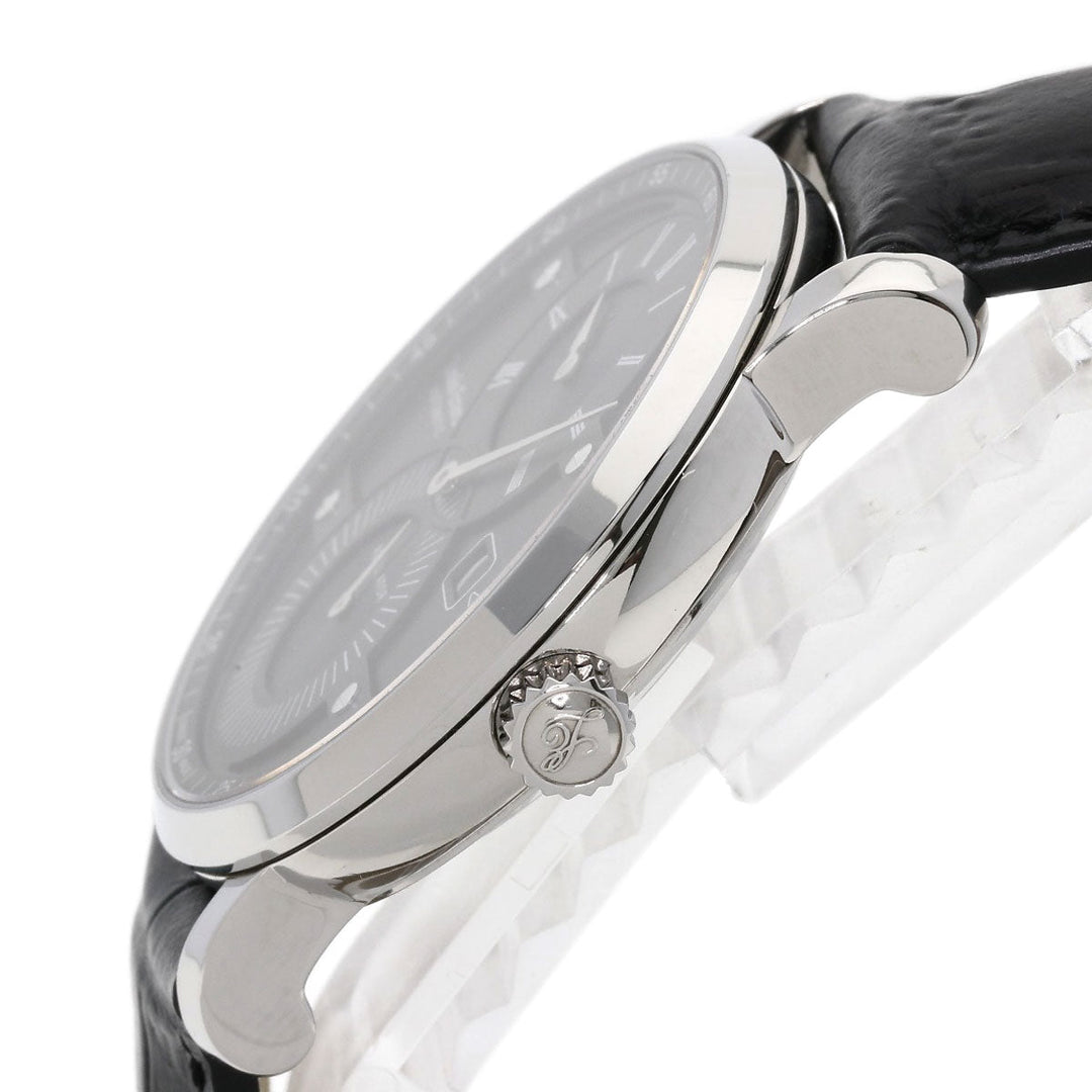 Louis Erard Watches Mechanical Automatic LE86236AA02BDC51 Stainless Steel, Leather Silver Excellence regulator black dial mens Used Authentic