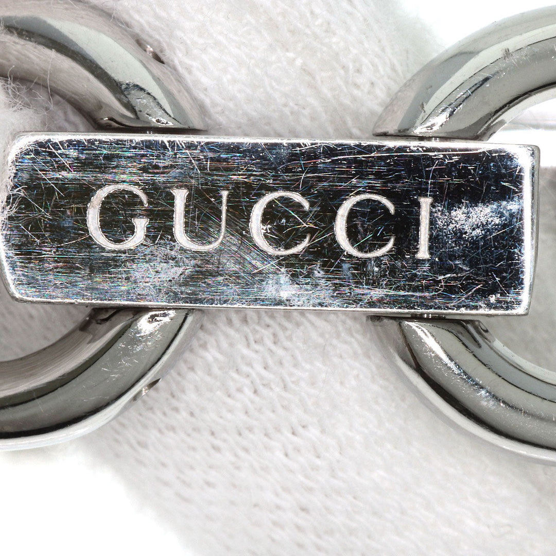 GUCCI Watches Quartz 1500L Stainless Steel , Stainless Steel Silver Square Face 1P Diamond Pink shell dial Women Used Authentic