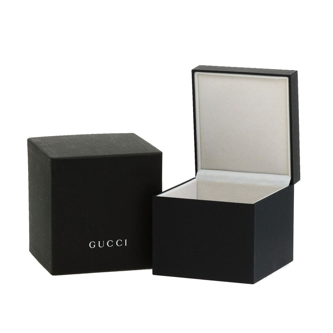 GUCCI Watches Quartz 1500L Stainless Steel , Stainless Steel Silver Square Face 1P Diamond Pink shell dial Women Used Authentic