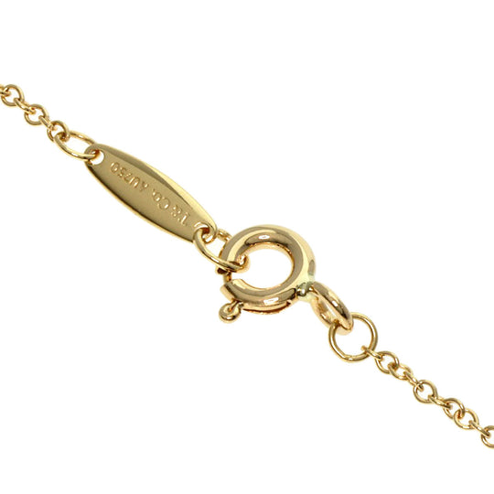 TIFFANY&Co. bracelet 18K Yellow Gold gold By the Yard 5P Diamond Women Used Authentic