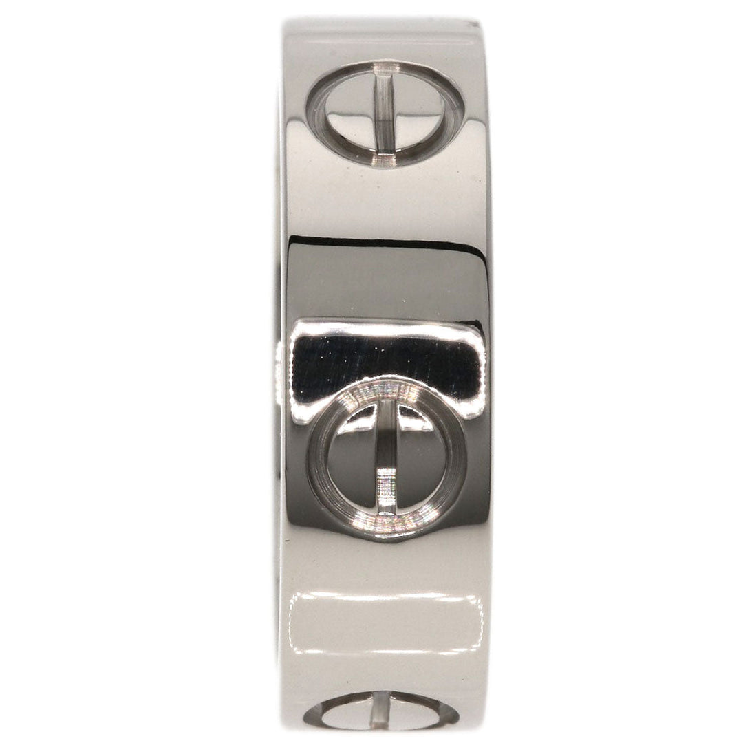 CARTIER Ring K18WG Silver Love Ring #50