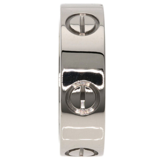 CARTIER Ring K18WG Silver Love Ring #50