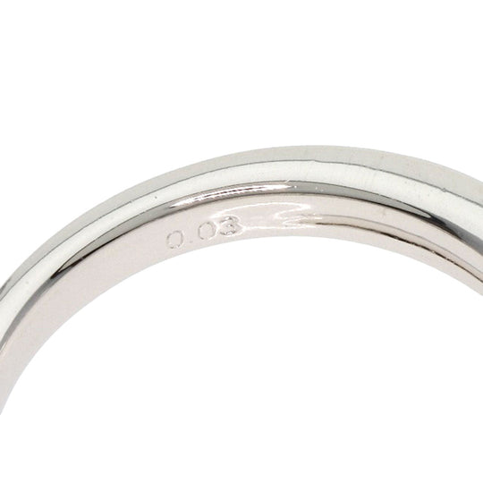 TASAKI Ring PT900 Silver Akoya Pearl Diamond