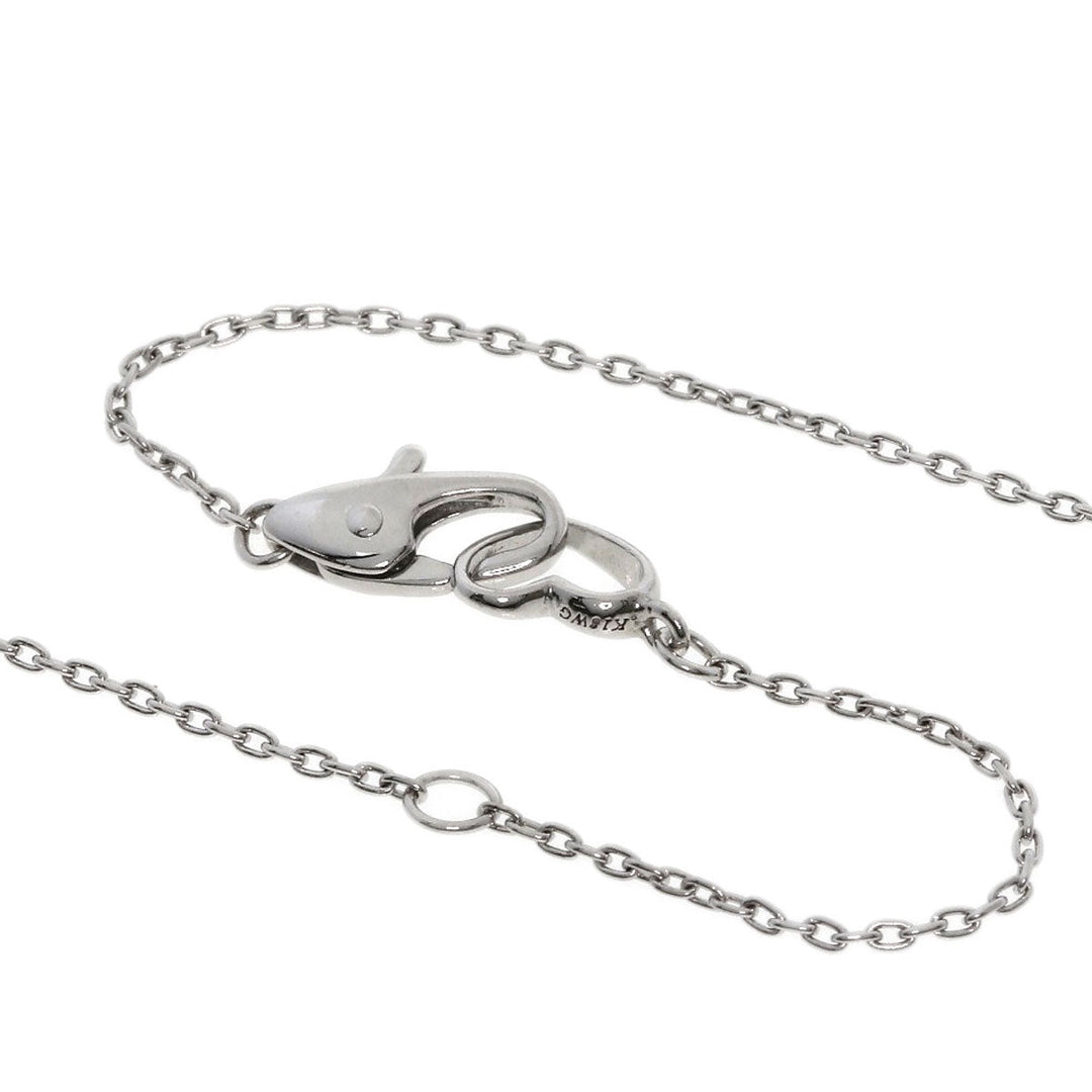 Ponte Vecchio Necklace K18WG Silver Heart diamond