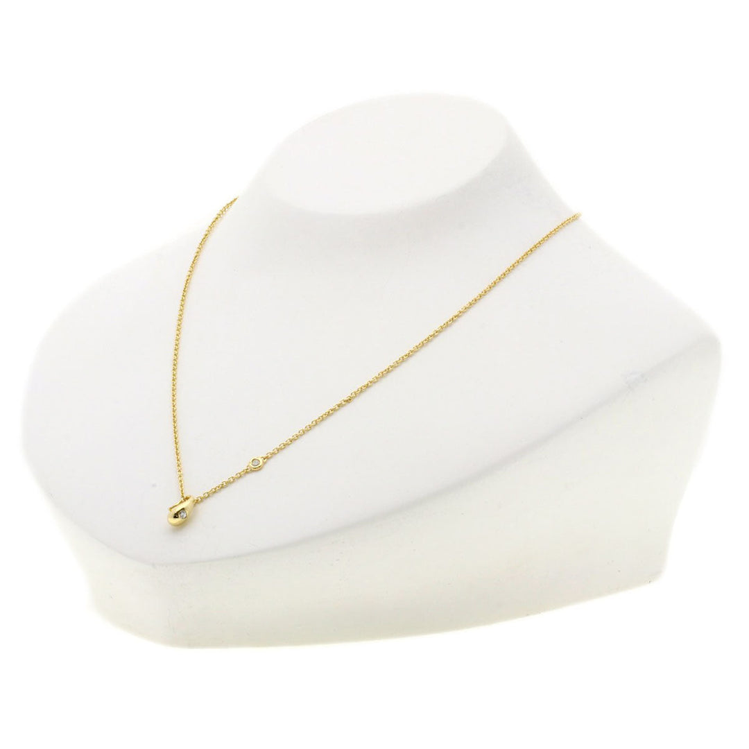 STAR JEWELRY Necklace 18K Yellow Gold gold diamond Women Used Authentic