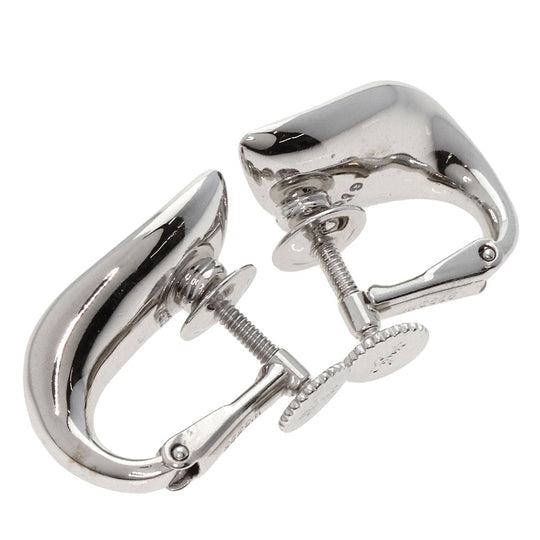 JUNE Earring K14WG Silver diamond